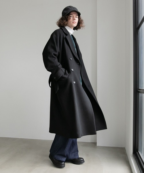 HARE（ハレ） チェスターコート MEDIUM バーガンディー メンズ