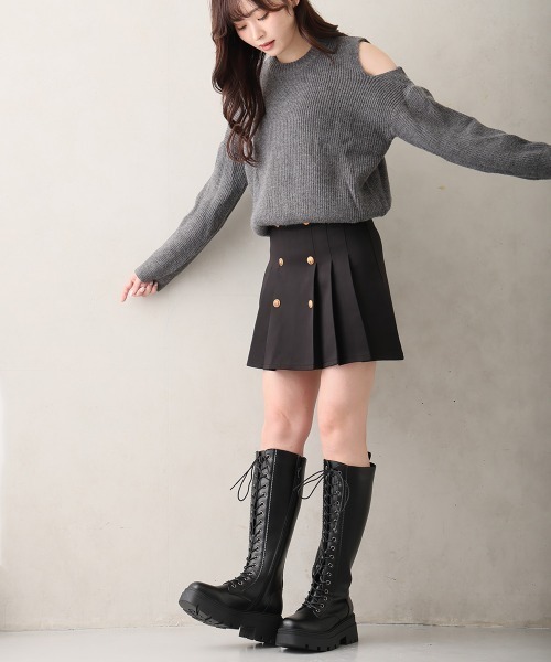 DEMETER（デメテル） ロング ブーツ 厚底 プラットフォーム レース