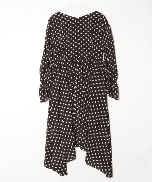 「The Virgnia」 長袖ワンピース 36 ブラック レディース_画像2