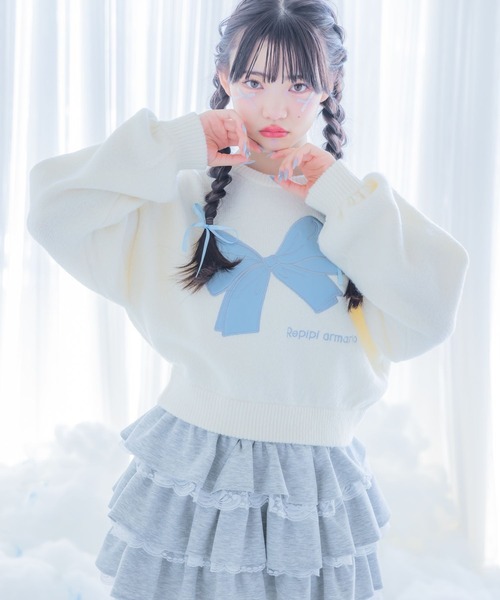 repipi armario（レピピアルマリオ） ニット セーター 「girly line