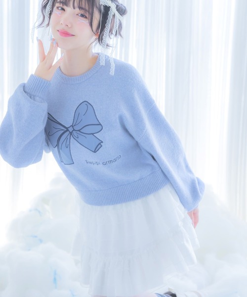 repipi armario（レピピアルマリオ） ニット セーター 「girly line