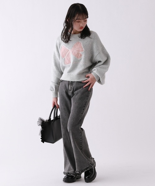 repipi armario（レピピアルマリオ） ニット セーター 「girly line