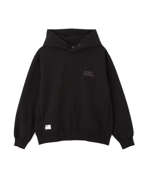 【未使用級】Schott ブラック パーカー Schott N.Y.C（ショット） パーカー Schott/ショット/HOODED SWEAT
