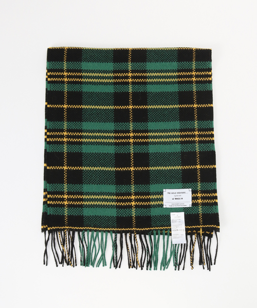 THE INOUE BROTHERS マフラー　カーキ THE INOUE BROTHERS Brushed Scarf ザイノウエブラザーズ ブラッシュド