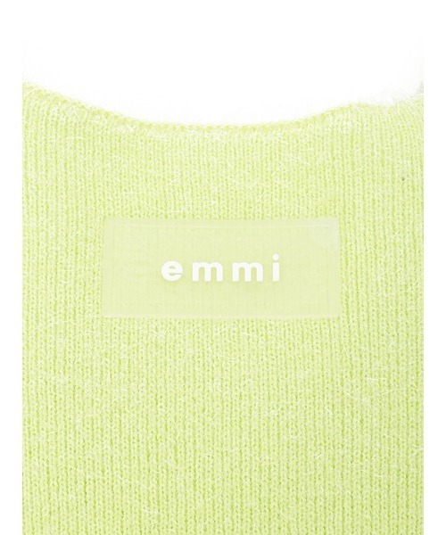 「emmi」 ハンドバッグ FREE ライム レディース_画像2