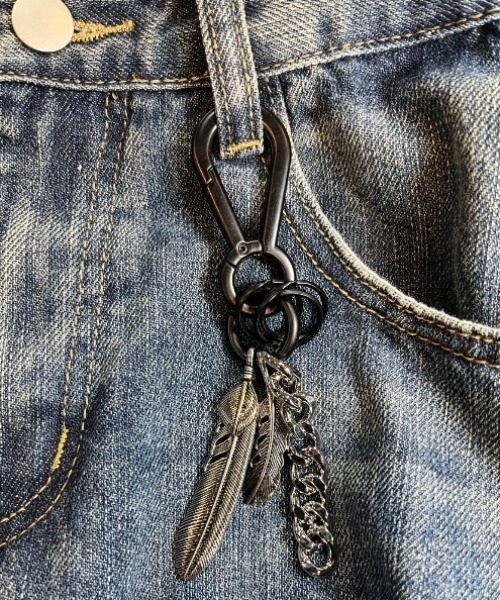 CALIFORNIA OUTFITTERS キーケース 11C28 Feather Charm Key Holder