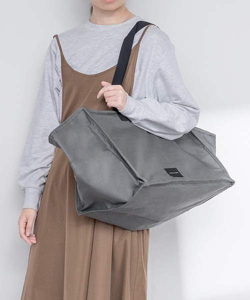 MKD.ZAKKA トートバッグ レジカゴ丸ごと保冷バッグ レディース