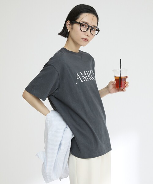 AMERICANA（アメリカーナ） 半袖Tシャツ ONE SIZE ホワイト レディース