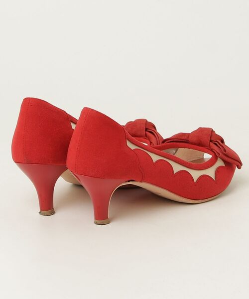 「Marie femme」 パンプス 22.5cm レッド レディース_画像2