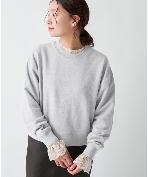 IENA（イエナ） スウェットカットソー FREE チャコールグレー