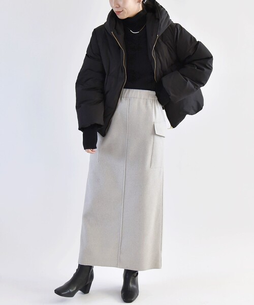 「quaranciel」 スカート ONE SIZE ライトグレー レディース_画像9