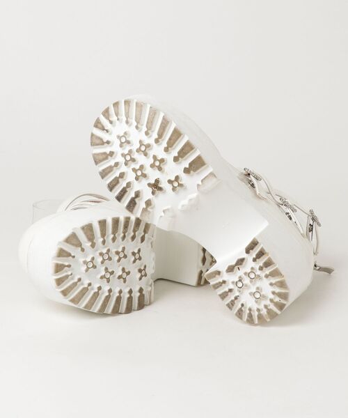 「YOSUKE」 パンプス LL ホワイト レディース_画像3