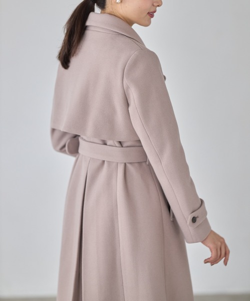 「tocco closet」 チェスターコート M アイボリー レディース_画像2