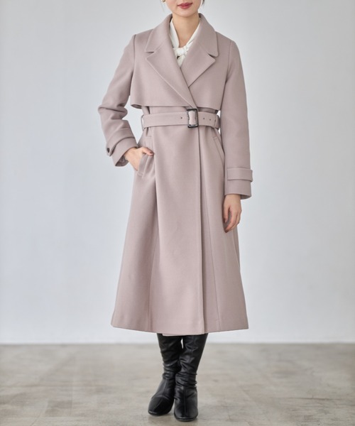 「tocco closet」 チェスターコート M アイボリー レディース_画像8