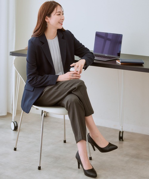 「7days Life Styling」 テーラードジャケット M ネイビー レディース_画像5