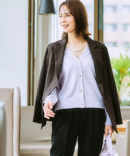 「7days Life Styling」 テーラードジャケット M ネイビー レディース_画像9