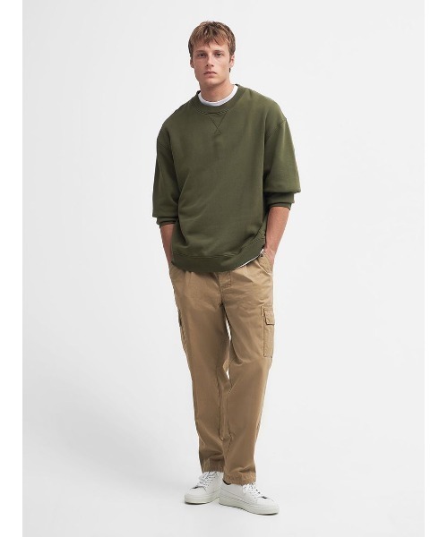 「Barbour」 スウェットカットソー X-SMALL ベージュ メンズの画像