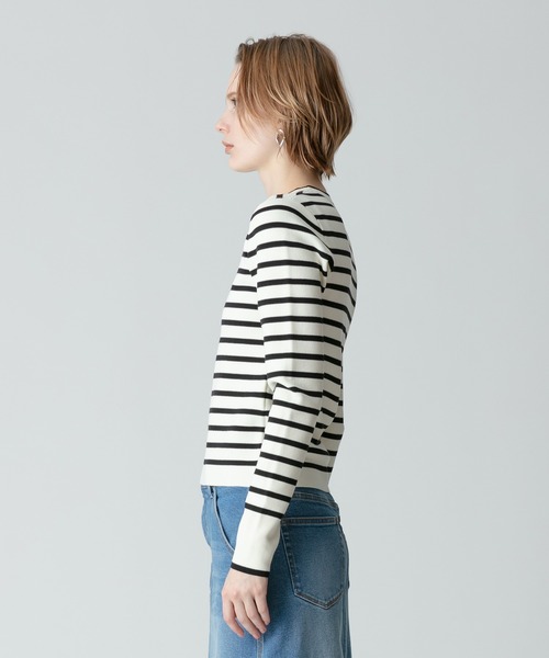 「allureville」 長袖ニット 2 オフホワイト レディース_画像3