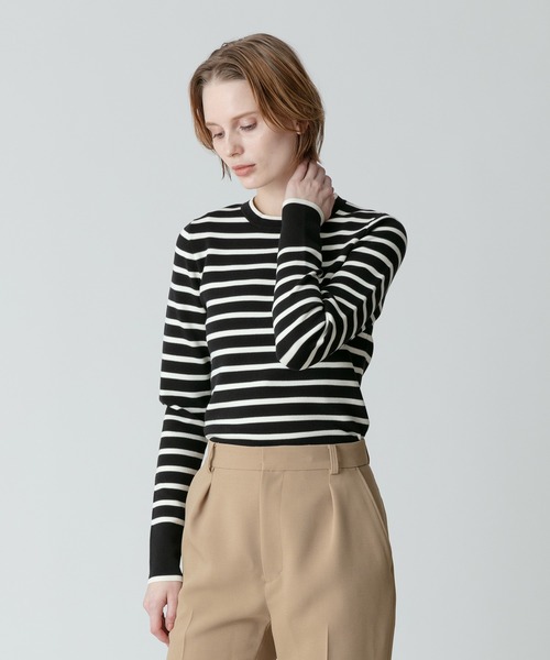 「allureville」 長袖ニット 2 オフホワイト レディース_画像7