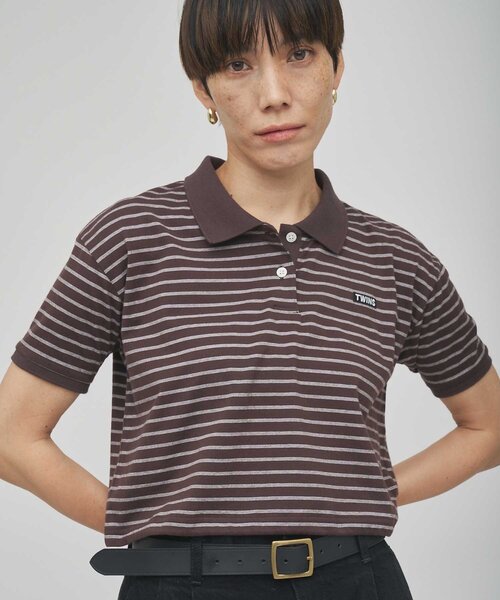 Whim Gazette（ウィム ガゼット） tシャツ 「GEMINI」ボーダーポロ