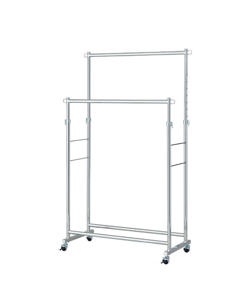 家具 頑丈!高耐荷重ハンガー ダブル_2