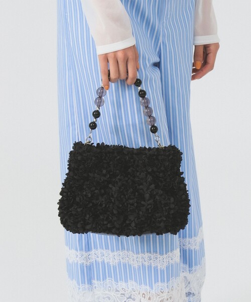 Casselini × Ray BEAMS / 別注 ジャカード フリル トートバッグ｜Yahoo 