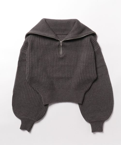 「MURUA」 長袖ニット FREE ブルー レディース_画像2