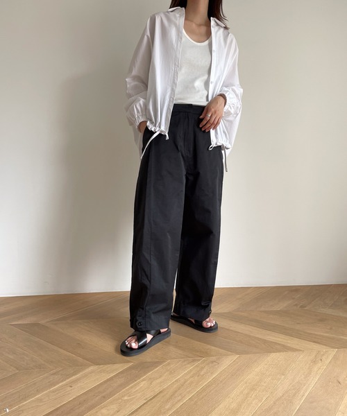 「CANAL JEAN」 「red chop works」長袖ブラウス ONE SIZE ホワイト レディース_画像6