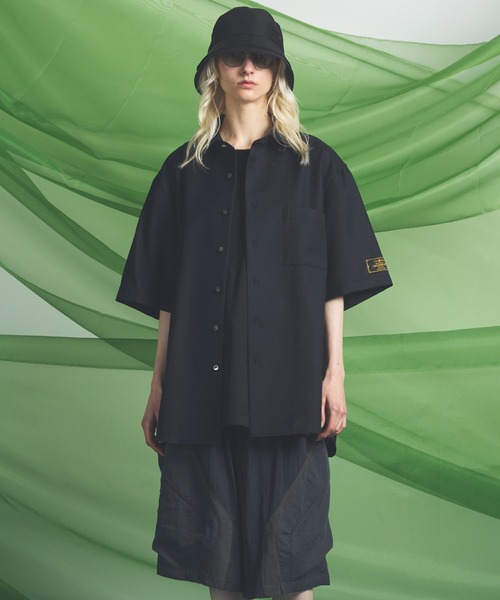 メゾンスペシャル MAISON SPECIALオーバーラガーシャツ 半袖 F MAISON SPECIAL（メゾンスペシャル） シャツ 半袖 「UNISEX」4 Colors
