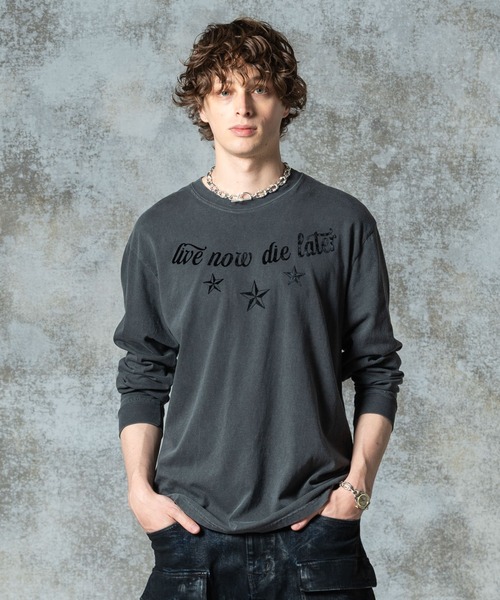 glamb（グラム） 長袖Tシャツ S ホワイト メンズ : ZOZOTOWN Yahoo!店 