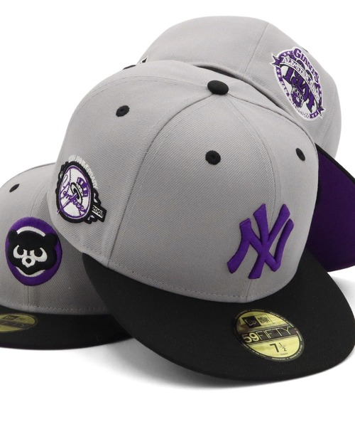 NEW ERA（ニューエラ） キャップ 7 7/8 グレー メンズ : ZOZOTOWN