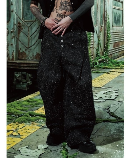 VI E DIT ジーンズ Drift Wave Wide Pants/ドリフトウェーブパンツ