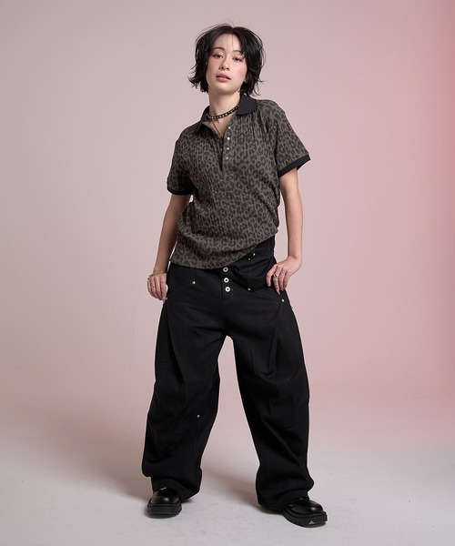 VI E DIT ジーンズ Drift Wave Wide Pants/ドリフトウェーブパンツ