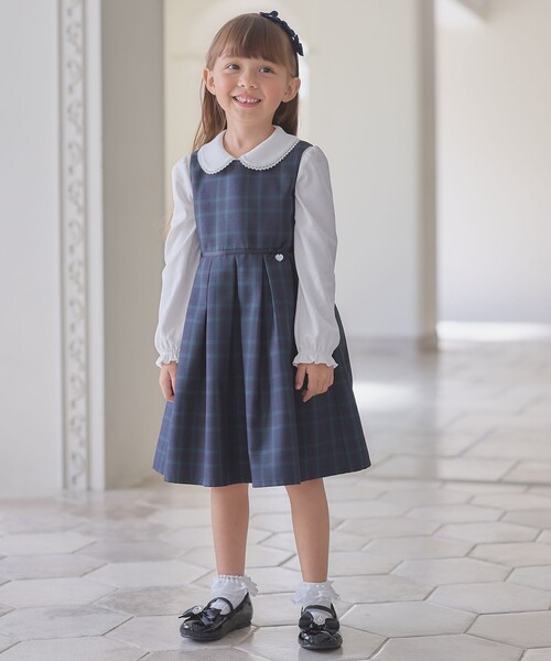 ノースリーブワンピース 120cm ネイビー ANY（エニィ） 「anyFAM」「KIDS」ノースリーブワンピース 120