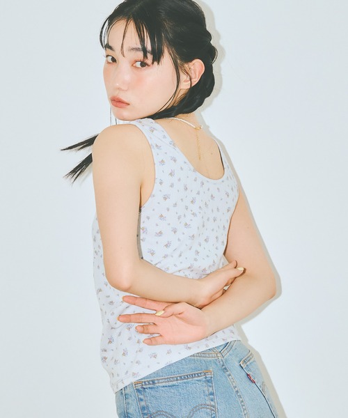 COLORME タンクトップ ノースリーブ 「AKB48 伊藤百花 着用」前後2WAY
