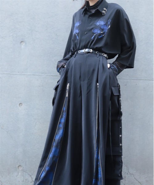 REZEN（リゼン） パンツ 彼岸花ジップカーゴ袴パンツ メンズ
