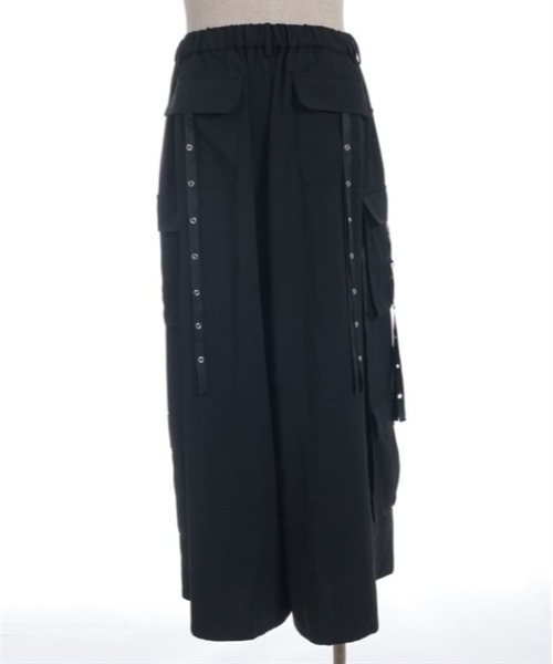 REZEN（リゼン） ワイドパンツ パンツ 彼岸花ジップカーゴ袴パンツ