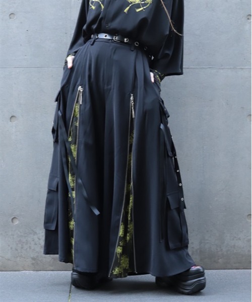 REZEN（リゼン） パンツ 彼岸花ジップカーゴ袴パンツ メンズ
