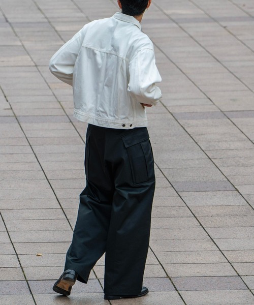 「FCTY.」 カーゴパンツ LARGE アイボリー メンズ_画像5