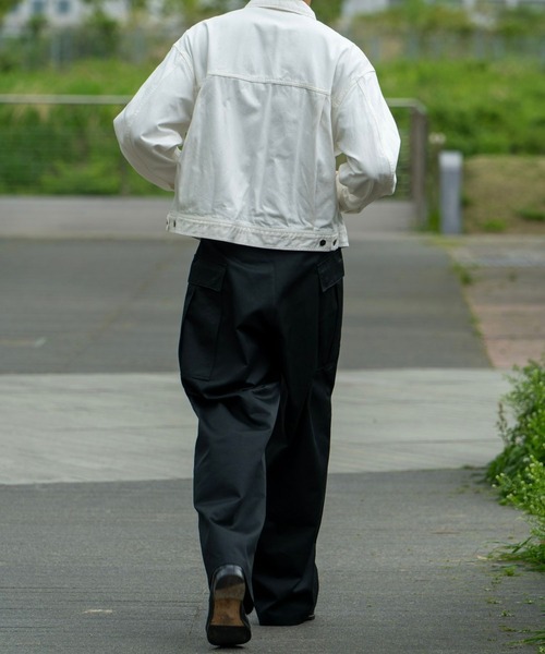 「FCTY.」 カーゴパンツ LARGE アイボリー メンズ_画像6