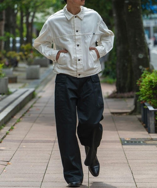 「FCTY.」 カーゴパンツ LARGE アイボリー メンズ_画像9