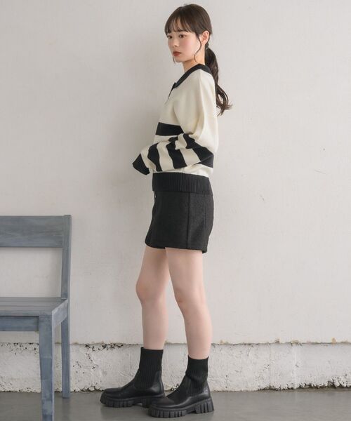「RETRO GIRL」 ショートパンツ FREE ブラック レディース_画像5