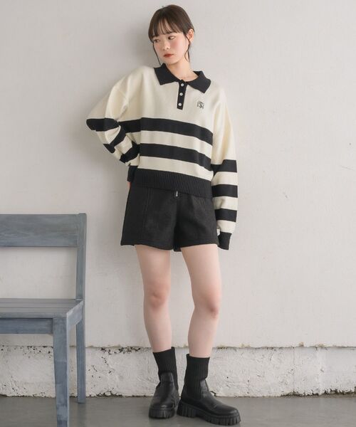 「RETRO GIRL」 ショートパンツ FREE ブラック レディース_画像6