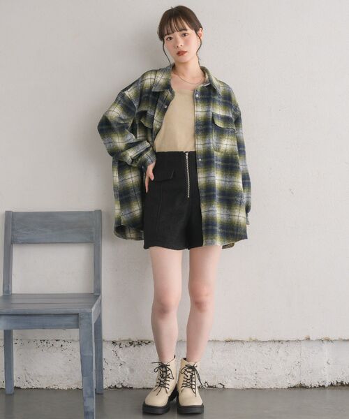 「RETRO GIRL」 ショートパンツ FREE ブラック レディース_画像8