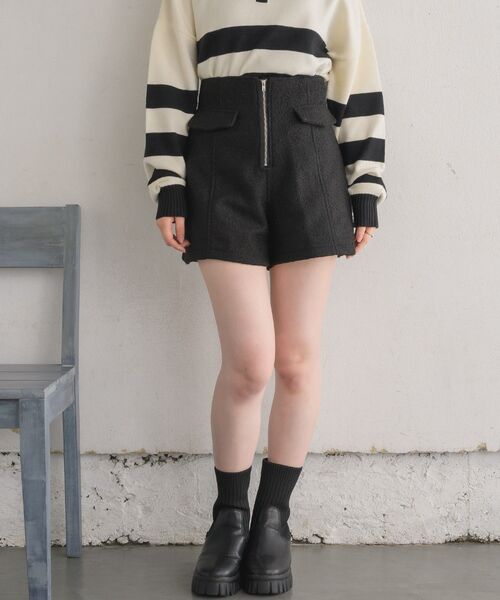 「RETRO GIRL」 ショートパンツ FREE ブラック レディース_画像9