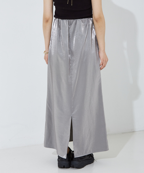 「NOMINE」 ロングスカート S ブラック レディース_画像5