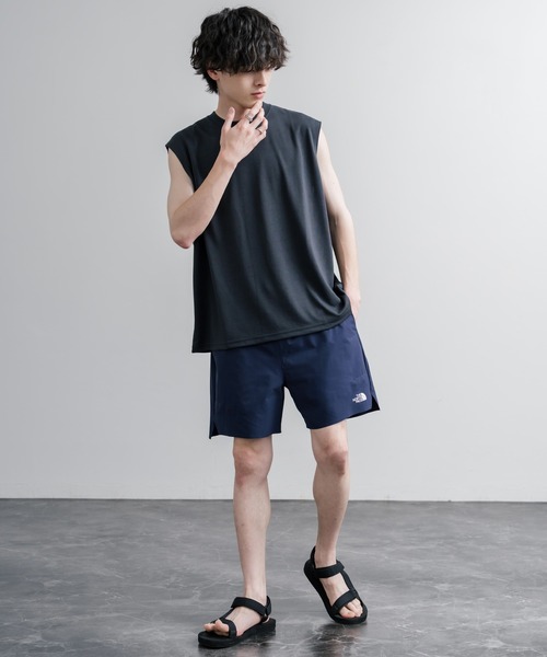 未使用タグ付き★ノースフェイス★ショートパンツ★ネイビー★M THE NORTH FACE（ザ ノースフェイス） ワイドパンツ ノースフェイス
