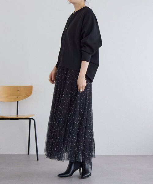BEARDSLEY（ビアズリー） ロング スカート ドットチュールロング