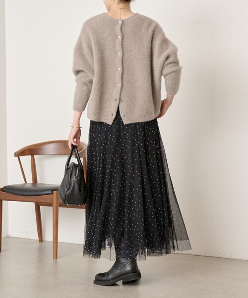 BEARDSLEY（ビアズリー） ロング スカート ドットチュールロング