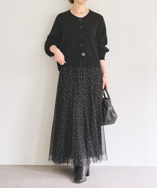 BEARDSLEY（ビアズリー） ロング スカート ドットチュールロング